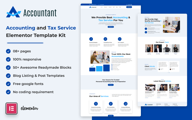Accountant Elementor Kit